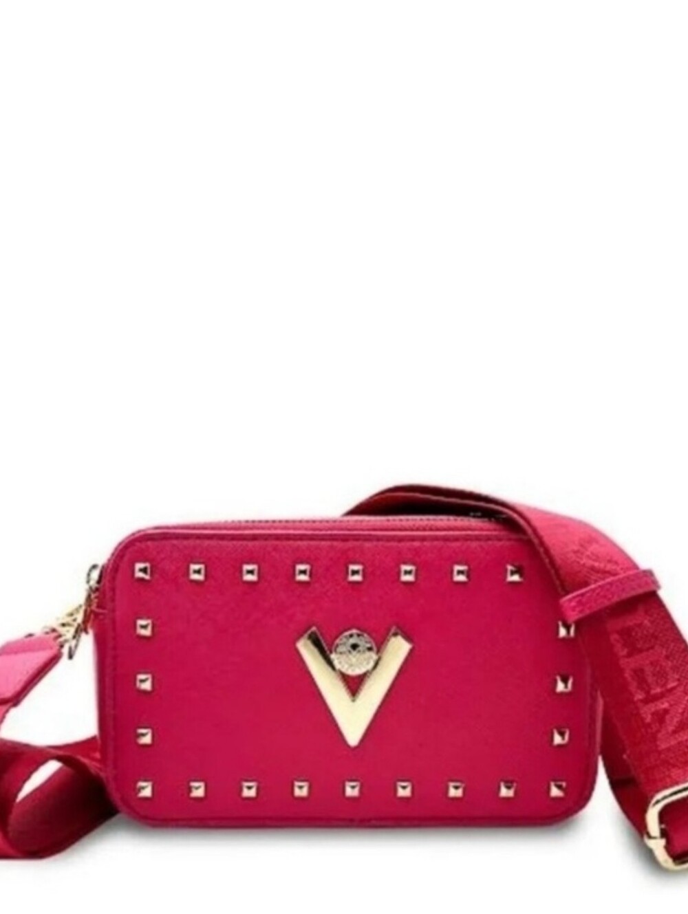 Valentino Orlandi Hot Pink Crossbody Camera Bag NWT